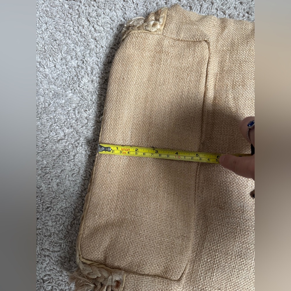 Salt + Umber Jute Shell Beach Bag NWT - Picture 8 of 8